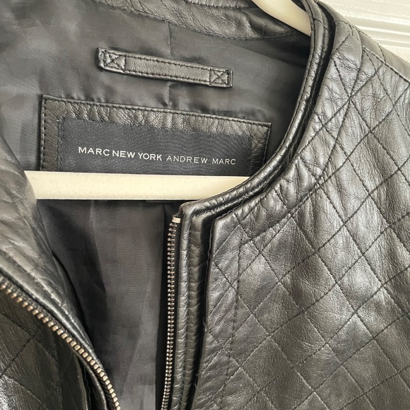 Andrew Marc - Marc New York Leather Jacket - Picture 2 of 4